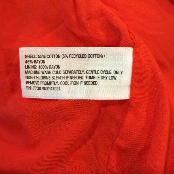 NWT Kate Spade Target Sleeveless Red Dress with Scalloped Hem size XS - Picture 7 of 7